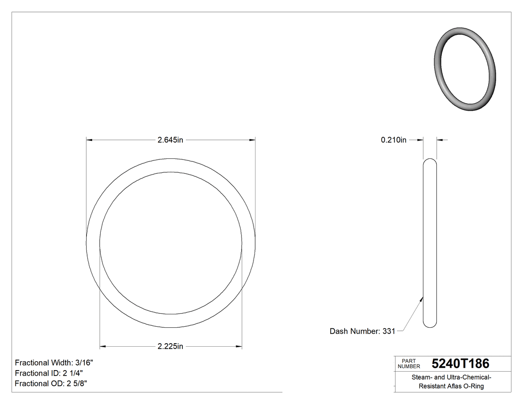 Technical drawing - 5240T186